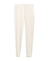 DIXIE DIXIE WOMAN PANTS WHITE SIZE S POLYESTER, ELASTANE,13426925KI 4