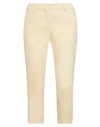 Mauro Grifoni Cropped Pants In Yellow