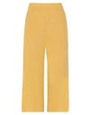 Gentryportofino Cropped Pants In Yellow