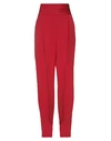 EMPORIO ARMANI EMPORIO ARMANI WOMAN PANTS RED SIZE 12 VISCOSE, ACETATE, ELASTANE, POLYESTER,13551615IN 2