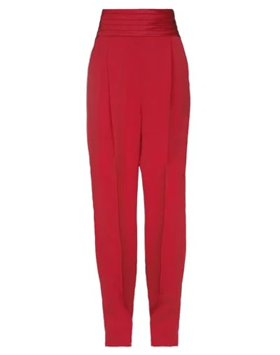EMPORIO ARMANI EMPORIO ARMANI WOMAN PANTS RED SIZE 12 VISCOSE, ACETATE, ELASTANE, POLYESTER,13551615IN 2