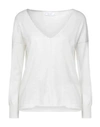 BE YOU BY GERALDINE ALASIO BE YOU BY GERALDINE ALASIO WOMAN SWEATER IVORY SIZE M WOOL, POLYAMIDE,14101402HH 4