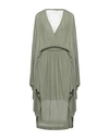 Agnona Midi Dresses In Green