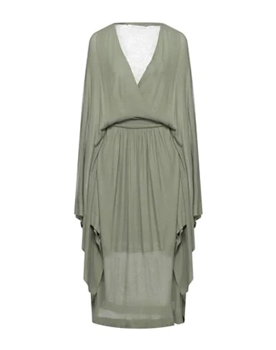 Agnona Midi Dresses In Green