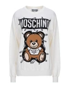 MOSCHINO MOSCHINO WOMAN SWEATER IVORY SIZE XS VIRGIN WOOL,14107067RC 5