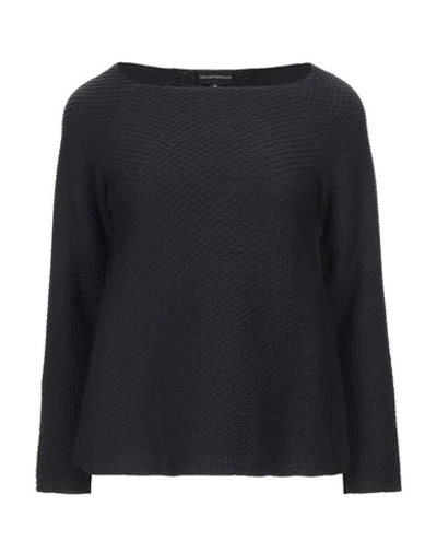 Emporio Armani Sweaters In Black