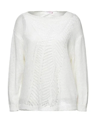 Rossopuro Sweaters In White