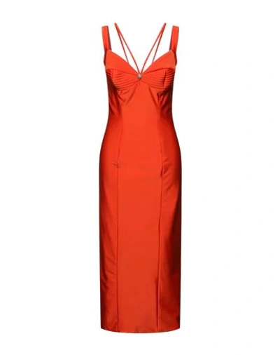 Fausto Puglisi 3/4 Length Dresses In Orange