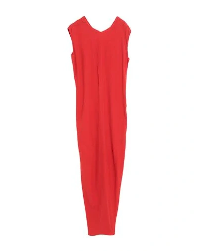 Rick Owens Long Dresses In Red