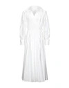 Valentino Midi Dresses In White
