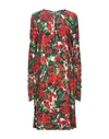 Dolce & Gabbana Midi Dresses In Red