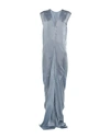 Rick Owens Long Dress In Slate Blue