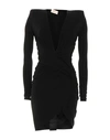 Alexandre Vauthier Short Dresses In Black