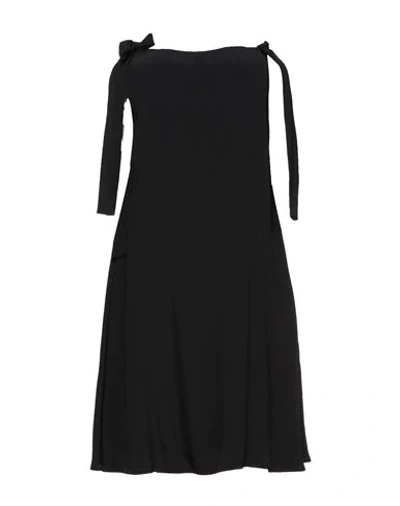 1-one Midi Dresses In Black