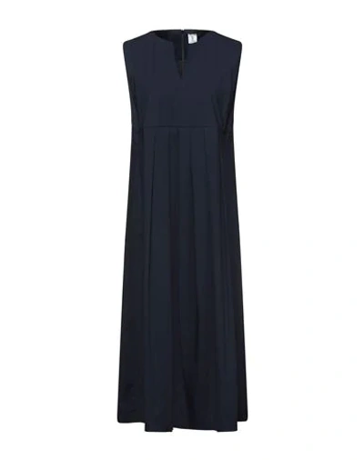 1-one 3/4 Length Dresses In Dark Blue