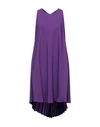 Antonelli Short Dresses In Purple