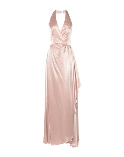 Alessandro Dell'acqua Long Dresses In Pale Pink