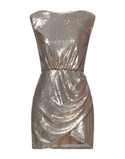 Liu •jo Short Dresses In Gold