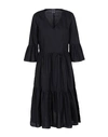 8 By Yoox Midi Dresses In Black