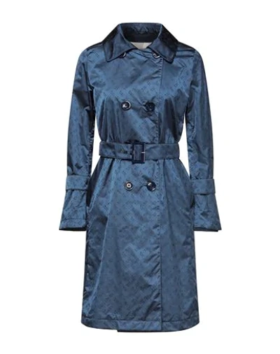 Herno Overcoats In Blue