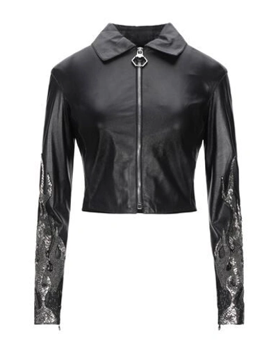 Philipp Plein Jackets In Black