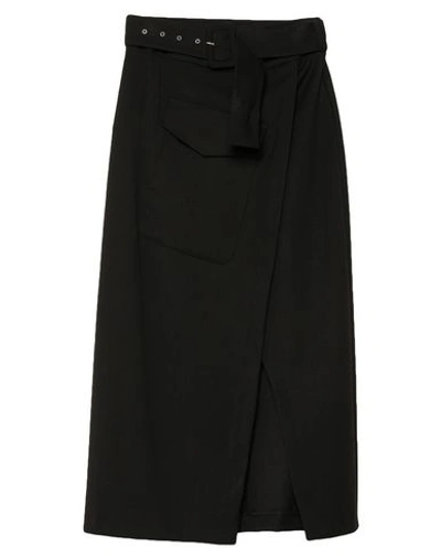 Actualee 3/4 Length Skirts In Black