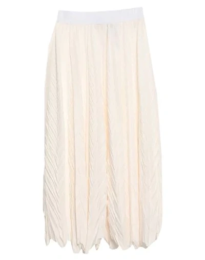 Emporio Armani Midi Skirts In White