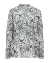 Isabel Marant Étoile Beige/black Cotton Shirt In White