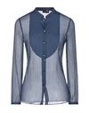 Emporio Armani Shirts In Blue