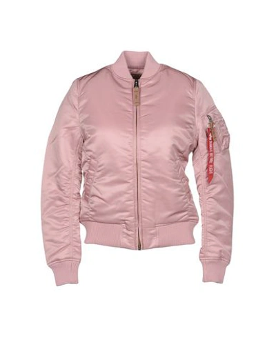 Alpha Industries Bomber In Pink