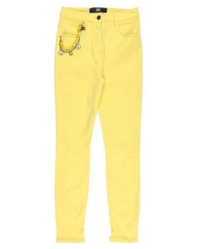 Elisabetta Franchi Jeans In Yellow