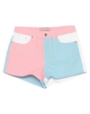 Chiara Ferragni Denim Shorts In Pink