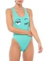 Chiara Ferragni One-piece Swimsuits In Blue