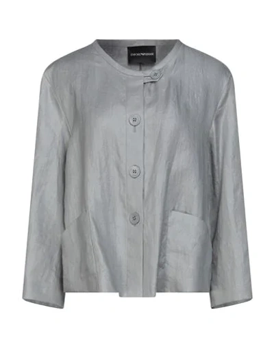 Emporio Armani Suit Jackets In Grey