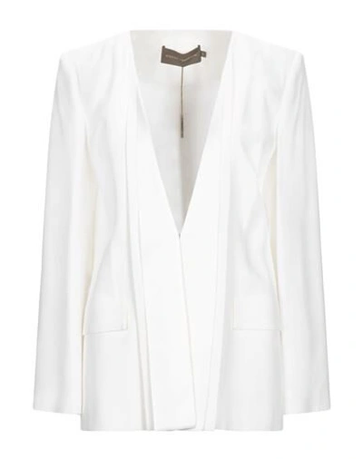 Space Simona Corsellini Suit Jackets In White