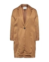 Semicouture Overcoats In Beige