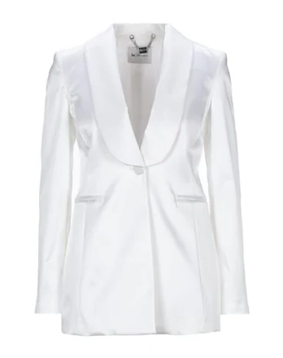 Be Blumarine Suit Jackets In White