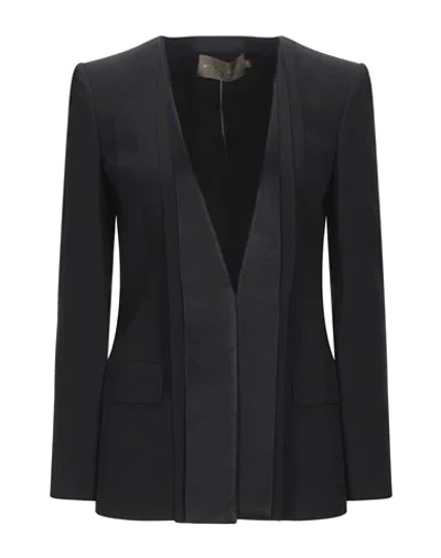 Space Simona Corsellini Suit Jackets In Black