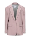 Hebe Studio Suit Jackets In Pastel Pink