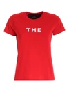 MARC JACOBS EMBROIDERY T-SHIRT IN RED
