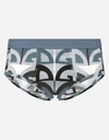 DOLCE & GABBANA Cotton Brando briefs with DG logo print