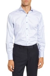 LORENZO UOMO TRIM FIT STRIPE DRESS SHIRT,786822496497