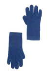 Portolano Solid Cashmere Gloves In Sugar Blue