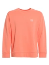 APC MIKE CREWNECK SWEATSHIRT IN ORANGE