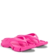 Balenciaga Women's Mold Pvc Thong Sandals In Rosa