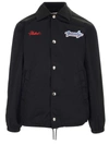 GIVENCHY GIVENCHY EMBROIDERED MOTEL PATCH WINDBREAKER