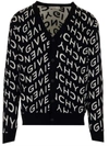 GIVENCHY GIVENCHY REFRACTED LOGO JACQUARD CARDIGAN