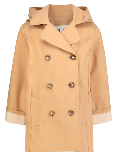 Chloé Kids Coat For Girls In Beige