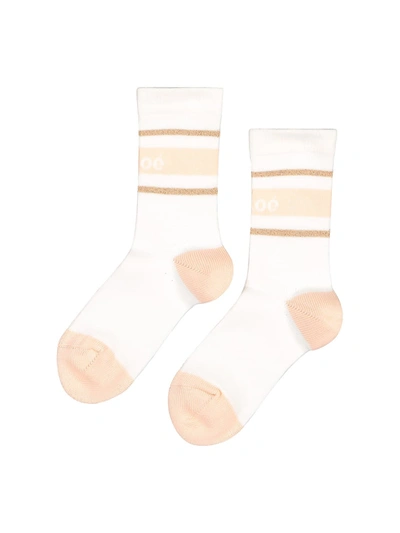Chloé Kids Socks For Girls In White
