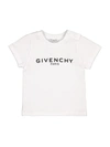Givenchy Logo Printed Cotton Jersey T-shirt In White